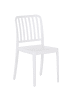 Beliani 4er-Set Esszimmerstuhl SERSALE in Weiß