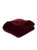 Gözze Wohndecke Cashmere-Feeling 220x240 in bordeaux