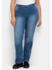 sheego Bootcut-Jeans in dark blue Denim