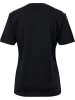 Hummel Sportshirt "Hmlauthentic Co T-Shirt S/S Woman" in Schwarz
