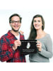 Mr. & Mrs. Panda Mauspad Wissenschaftlerin Leidenschaft mit Spruch in Schwarz