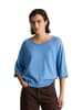 Marc O'Polo DENIM Kurzarm-Pullover relaxed in Flaxflower Blue