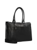 Greenburry Pure Black Schultertasche Leder 40 cm Laptopfach in black