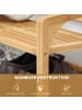 HOMCOM Schuhregal in Naturholz 76L x 33B x 51H cm