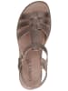 Caprice Sandalen in Taupe