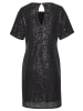 LASCANA Paillettenkleid in schwarz