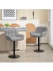 HOMCOM Barhocker in Grau 57,5L x 52,5B x 114H cm