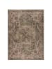 KADIMA DESIGN Robuster Vintage-Teppich aus Jute und Polyester, Distressed-Design