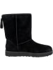 UGG Boots Classic Short Logo Zip in schwarz