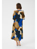 CULTURE Kleid CUdana Relaxed fit in Blue/Brown Art