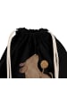 Mr. & Mrs. Panda Gymnastiktasche Hund Keks mit Spruch in Schwarz