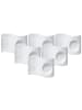 Villeroy & Boch 6er Set Kaffee Unterteller NewWave 20 x 14 cm weiß in weiß