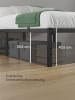 VASAGLE Bettgestell Conner in Schwarz - (B)140 x (H)40.6 x (T)200 cm