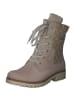 rieker Schnürstiefeletten in Cliff/Beige/Champignon