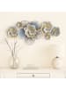 möbel-direkt Wanddekoobjekt Blüten in blau