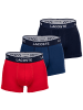 Lacoste Boxershort 3er Pack in Blau/Rot