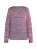 IZIA Damen Strick Pullover in Pink Mehrfarbig