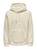 ONLY & SONS Kapuzenpullover in Antique White
