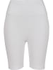 Urban Classics Urban Classics Damen Ladies High Waist Cycle Shorts in white