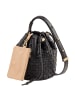 DuDu Filicudi Beuteltasche Leder 14 cm black rose