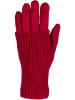 styleBREAKER Touchscreen Handschuhe in Bordeaux-Rot