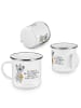 Mr. & Mrs. Panda Emaille Tasse Koala Geschenk mit Spruch in Weiß