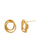 Steel_Art Ohrstecker Damen Mava goldfarben in goldfarben