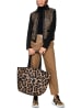 MARC CAIN Leichte Jacke mit Leoprint in Schwarz