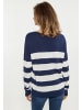 usha BLUE LABEL Damen Pullover in Marine Weiss
