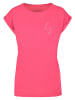 Merchcode Merchcode T-Shirts in hibiskus pink