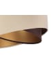 Licht-Erlebnisse Pendelleuchte Ø 50 x (T)107 cm in Weiß Beige Gold BraunWeiß Beige Gold Braun