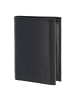 oxmox Leather Geldbörse RFID Schutz Leder 13 cm in schwarz-jumping jack 2.0