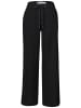 Street One High Waist Wide Leg Hose im Casual Fit in Schwarz