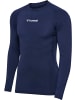 Hummel T-Shirt "Hmlbl Performance Tee L/S" in Blau