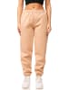 DAILY COTTON Jogginghose - im Straight-Fit als Lange Trainingshose Sweatpants in Taupe