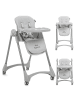 BeBelissimo Kinderhochstuhl, Babystuhl, Kombihochstuhl - Bon Appetit in Gray