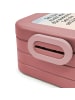 Mr. & Mrs. Panda MEPAL Bentobox Einhorn Herz Design mit Spruch in Rot Pastell