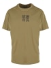 Urban Classics T-Shirt in khaki/black