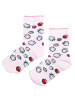 TupTam Kinder Socken Mädchen Jungen Bunt Gemustert 6er Pack in hellrosa