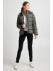 Oxmo Winterjacke OXSofina 21800022-ME Winterjacke mit Kapuze in Grau