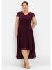 sheego Abendkleid in aubergine