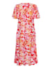 CULTURE Kleid CUaudrey Relaxed fit in Red/Pink Flower