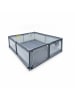 Laufstall in Grau - (B)180 x (H)65 x (T)200 cm