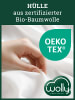 wolly MYWOOL Kopfkissen ''MEDIUM'' in Naturweiß