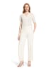 Vera Mont Sommer-Strickjacke mit V-Ausschnitt in Bright Gardenia