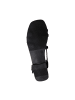 Oh! my Sandals Flache Ledersandalen Schwarz