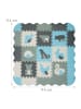 relaxdays 25tlg. Puzzlematte "Tiere" in Bunt