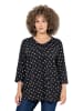 Ulla Popken Shirt in schwarz