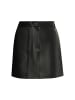 faina Damen Lederrock in Schwarz