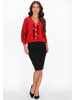 faina Women Cardigan in red
